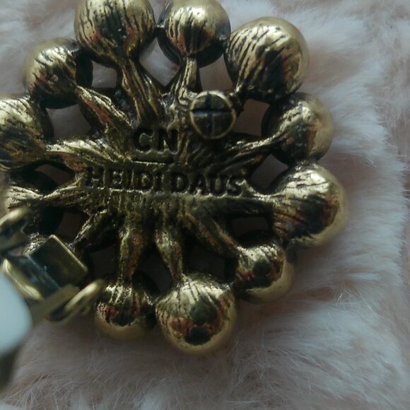 Heidi Daus Relaxed and Refined Beaded Crystal Drop Necklace & Earring - Picture 9 of 13